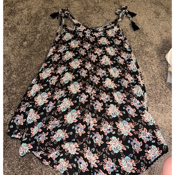 Volcom grey floral dress - Picture 5 of 6